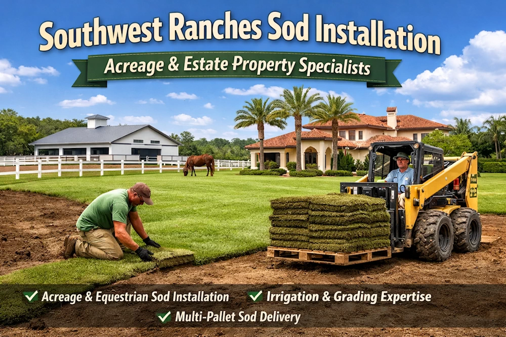 Southwest-Ranches-Sod-Installation-for-Acreage-Estate-Properties